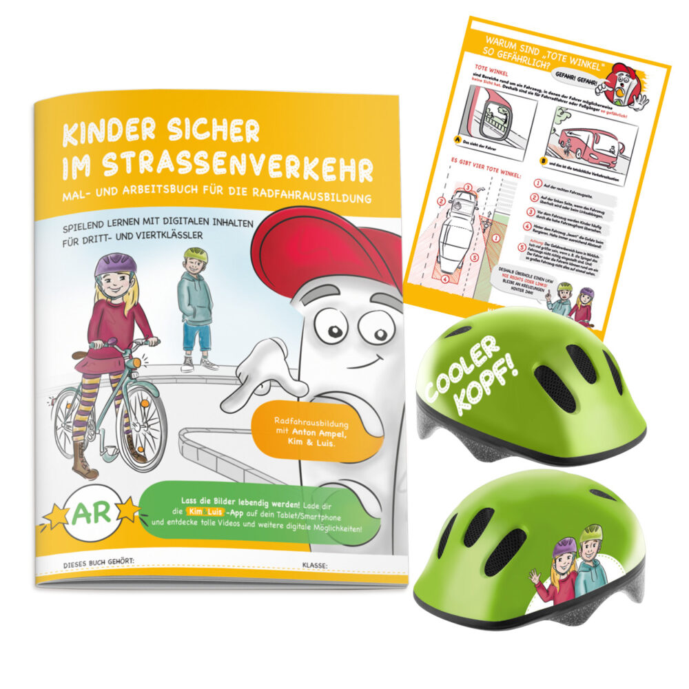 SBG unterstützt „Mal- und Arbeitsbuch zur Radfahrausbildung“